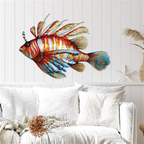 Fish Wall Decor Lion Fish Giant (m8403 xl r) - Eangee Home Design - Shopeangee