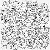 Doodle Art Coloring Pages For Kids sketch template