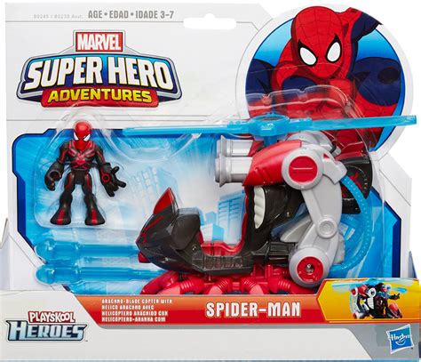 Marvel Playskool Heroes Super Hero Adventures Spider-Man with Arachno ...