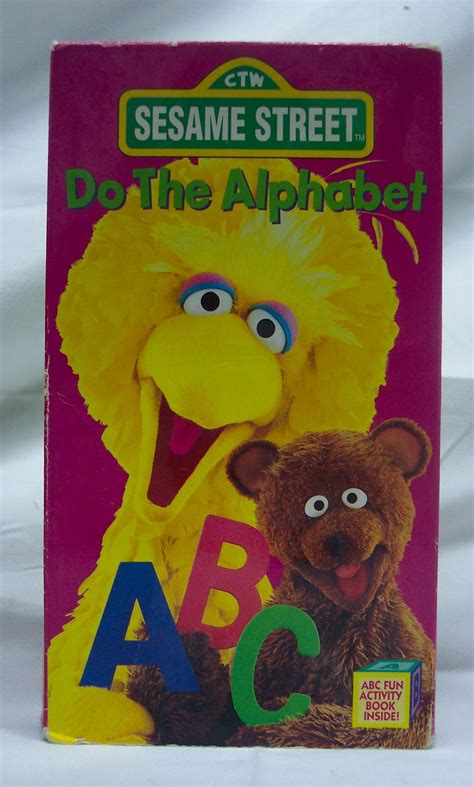 Vintage 1996 Sesame Street DO THE ALPHABET Vhs Video Movie Big Bird ...