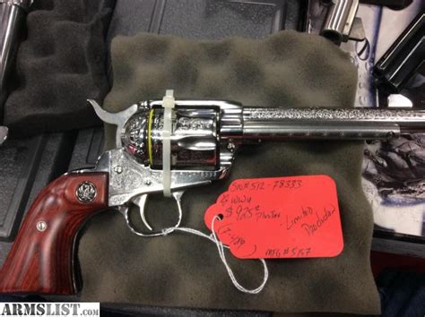 ARMSLIST - For Sale: Talo Exclusive Ruger Vaquero 45 Colt Revolver, Engraved!!!