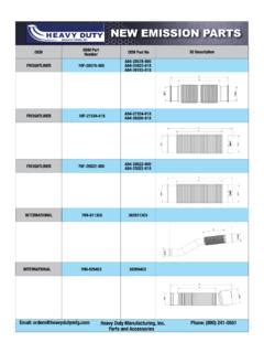 NEW EMISSION PARTS - heavydutymfg.com / new-emission-parts-heavydutymfg-com.pdf / PDF4PRO