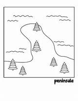 Landforms Coloring Book By Creations LAckert  TpT sketch template