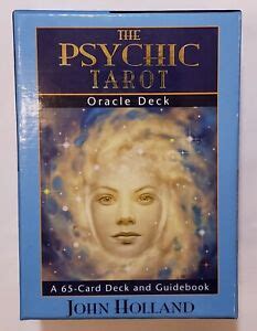 The Psychic Tarot Oracle Deck 65 Cards and Guidebook by John Holland ...