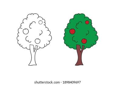 Tree Drawing Outline