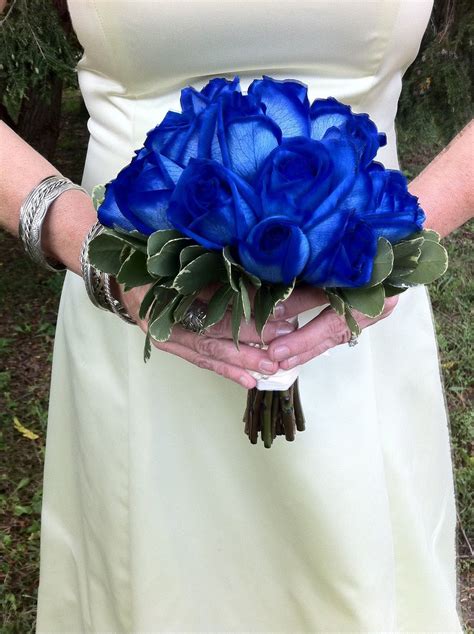 Blue Rose Bouquet, Rose Bridal Bouquet, Blue Roses, Bride Bouquets ...