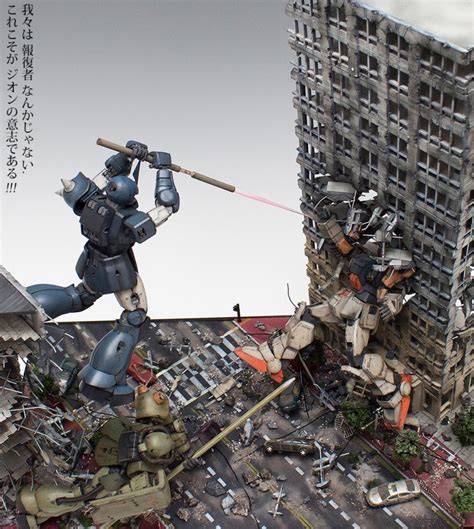 Custom Build: MG 1/100 RX-79[G] Ground Type Gundam Revenge 'Story of 0079 BEHIND REPORT' Diorama ...