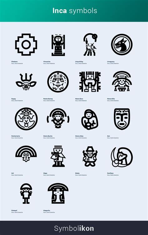 Inca Symbols - Visual Library of Inca Symbols | Inca tattoo, Peru ...