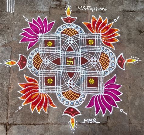 Padi Kolam | Free hand rangoli design, Padi kolam, Kolam designs