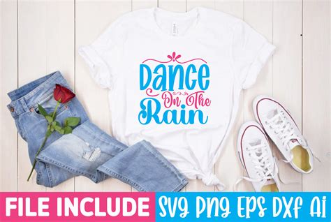 Dance in the Rain Graphic by crafthome · Creative Fabrica