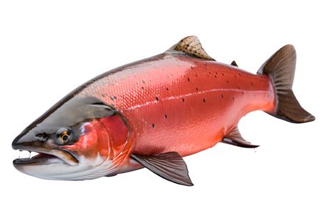 salmon fish side view isolated on transparent background ,sea fish png ,generative ai 29713293 PNG