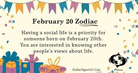 February 20 Zodiac Is A Cusp Aquarius And Pisces, Birthdays And ...