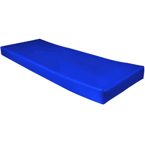 Size: Single Blue Hospital Bed Mattress, 75 X 35 Inch, Thickness: 8 ...