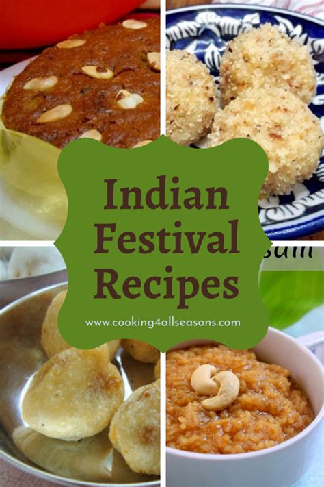 Indian Festival Foods, Indian Festival Recipes