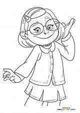 Mei Lee With A Hat  Coloring Pages For Kids sketch template