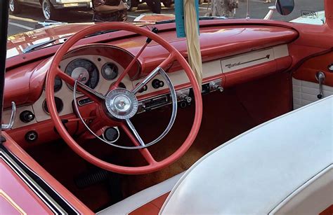 1956 Ford Fairlane Sunliner Interior Photograph by Denise Mazzocco - Pixels