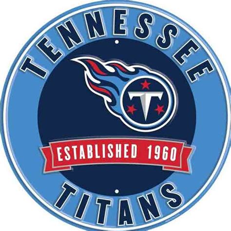 Tennessee Titans Metal Sign - Buy Online Now