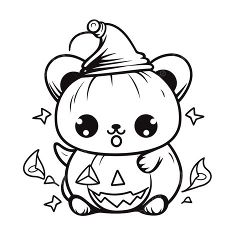 Cute Bunny Animal Coloring Pages For Halloween Outline Sketch Drawing Vector, Bunny Drawing ...