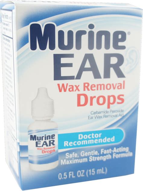 Murine Ear Wax Removal Drops 0.50 oz (Pack of 2) - Walmart.com