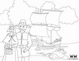 Free Printable Pilgrim Coloring Pages sketch template