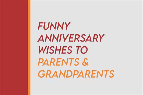 100 Funny Anniversary Wishes For Parents From Daughter / Son - TipsQuotesWishes