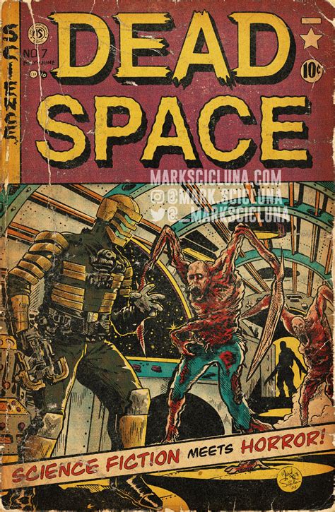 Dead space fanart in style of old comic covers by Mark Scicluna : r/DeadSpace