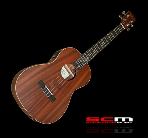 KALA KA-BE Acoustic/Electric Baritone Ukulele - all Mahogany ...