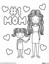 Free Mothers Day Coloring Pages For Kids sketch template