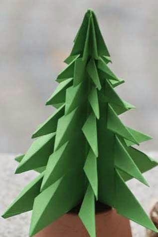 Origami Christmas Tree 3D | Paper Origami Guide