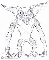 Gizmo Gremlins Coloring Pages Sketch Page sketch template