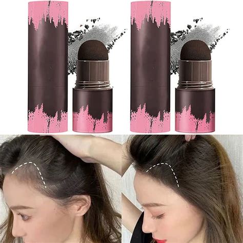 Buy Tyemp Hairline Powder Stick, 2PCS Hair Shadow and Root Touch Up Powder, Waterproof Hair ...