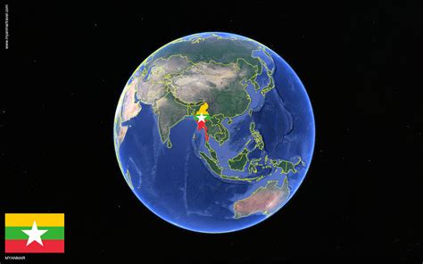 Myanmar World Map