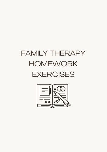 Family Therapy Homework Exercise Bundle | Premier Family Couns