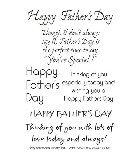 Words For Father On Father's Day
