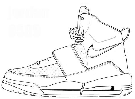 Basketball Shoes Coloring Pages - GetColoringPages.com