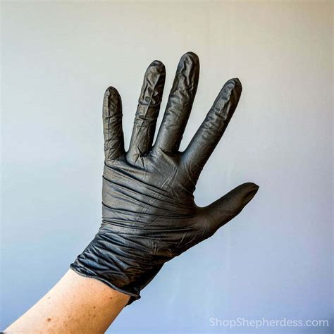 Black Nitrile Gloves (10 pack) The Shepherdess