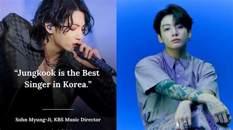 A KBS music director praises BTS' Jungkook as the “Best Singer in Korea ...