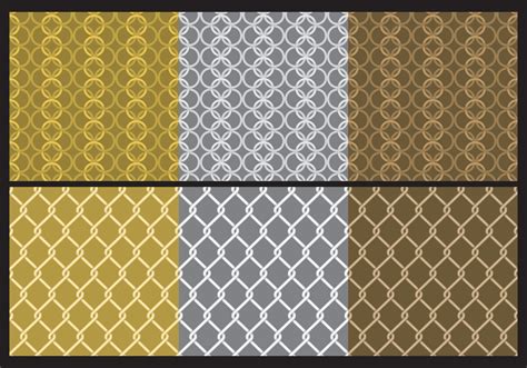 Metal Chainmail Patterns 125268 Vector Art at Vecteezy