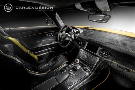 SLS AMG Black Series Interior Gets Drenched in Alcantara by Carlex ...