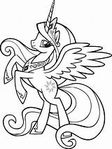 Princess Celestia Coloring Pages At GetColoringscom  Free Printable sketch template