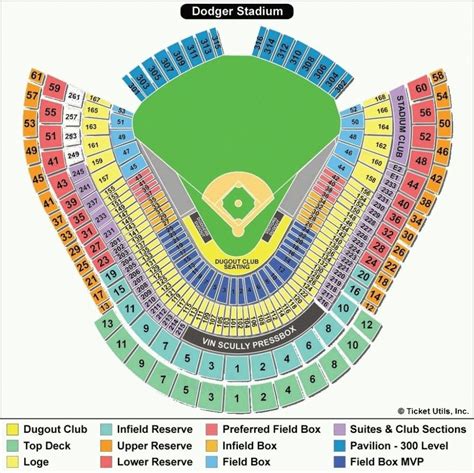 busch stadium seating chart with seat numbers | Dodger stadium, Dodger stadium seating chart ...