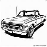 Chevy Truck Coloring Pages  Free & Printable sketch template