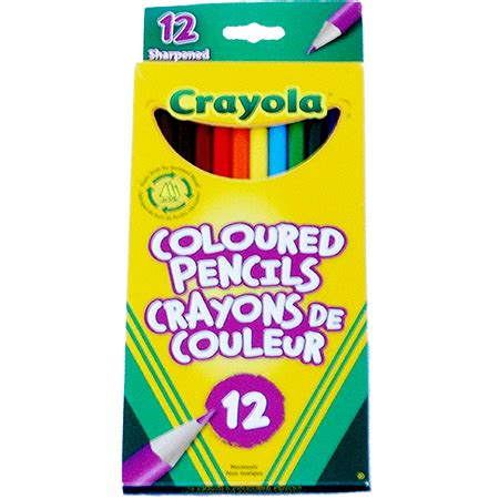 Crayola Pencil Crayons – 12 Pack – Start Right Supplies