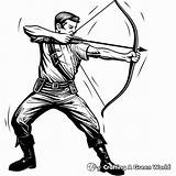 Bow And Arrow Coloring Pages  Free & Printable sketch template