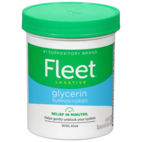 Fleet Glycerin Laxative Suppositories | Walgreens