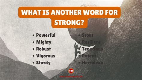 What is another word for Strong? Sentences, Antonyms and Synonyms for Strong - Your Info Master