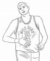 Kevin Durant coloring Page NBA Player sketch template