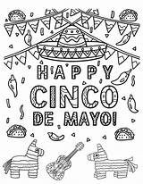 Free Cinco De Mayo Coloring Pages  FaveCraftscom sketch template