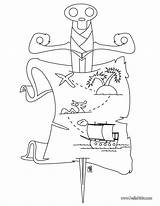 Pirate Treasure Map Coloring Pages  Hellokidscom sketch template
