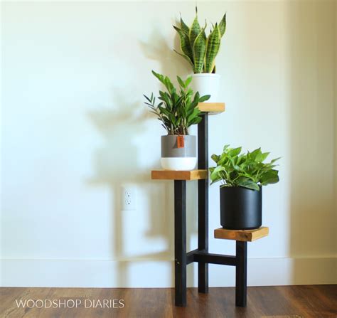 DIY Tiered Plant Stand | From SCRAP WOOD!